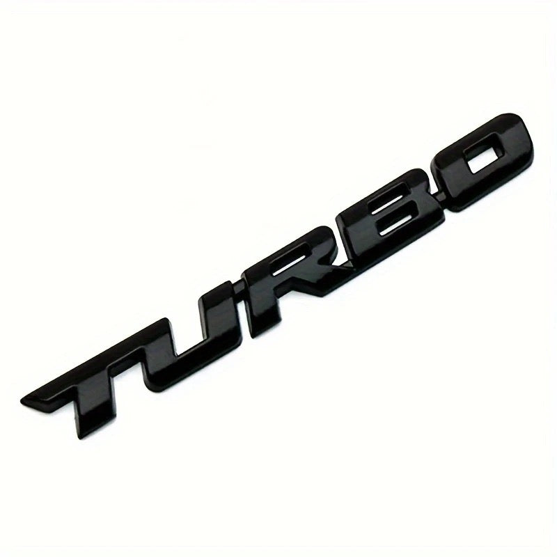 TURBO Aufkleber Metall