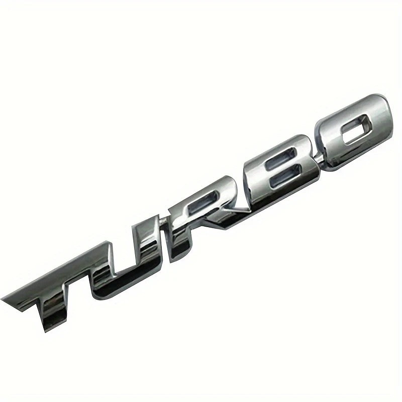TURBO Aufkleber Metall