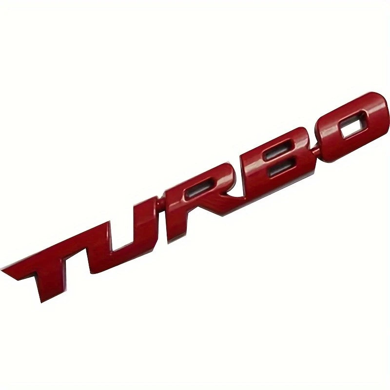 TURBO Aufkleber Metall